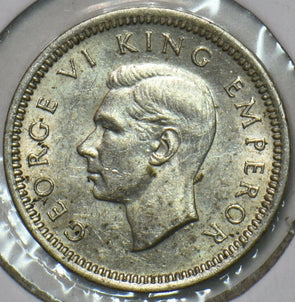 New Zealand 1945 3 Pence 152396 combine shipping