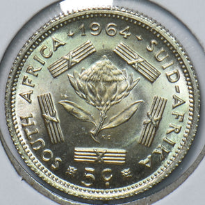 South Africa 1964 5 Cents 294458 combine shipping