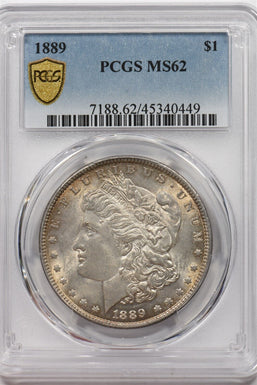 1889 Morgan Dollar Silver PCGS MS62 PI0233