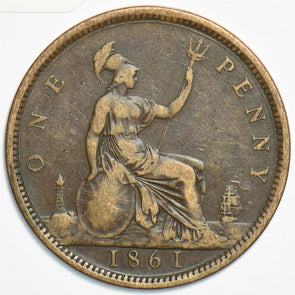Great Britain 1861 Penny 197503 combine shipping