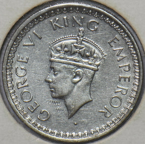 British India 1944 1/2 Rupee 194492 combine shipping