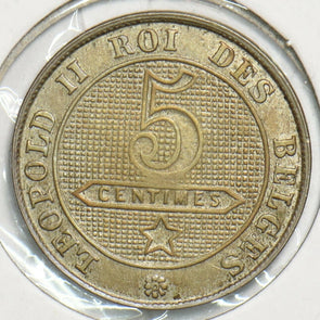 Belgium 1901 5 Centimes 0 197852 combine shipping