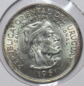 Uruguay 1961 10 Pesos 294168 combine shipping