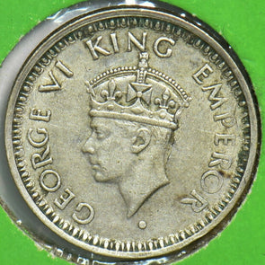 India British 1943 1/4 Rupee 152945 combine shipping
