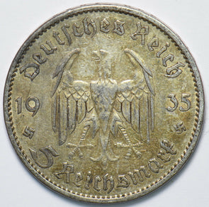 Germany 1935 5 Mark Eagle animal 240154 combine shipping