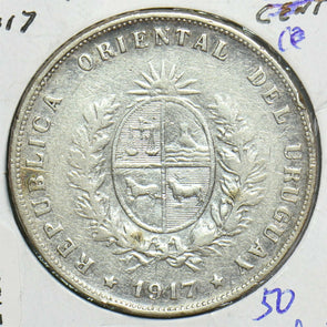 Uruguay 1917 50 Centesimos 240575 combine shipping