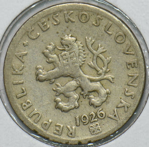 Czechoslovakia 1926 20 Haleru Lion animal 152710 combine shipping