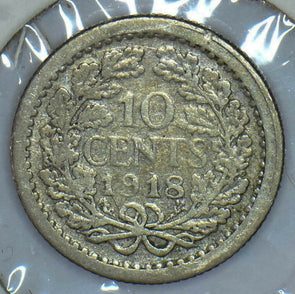 Netherlands 1918 10 Cents 291356 combine shipping