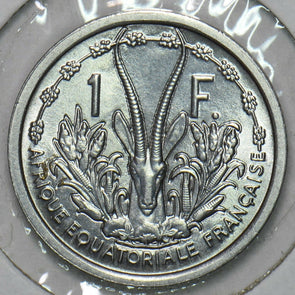 French Equatorial Africa 1948 Franc Gazelle animal 297809 combine shipping
