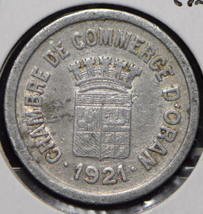 Algeria 1921 10 Centimes  901149 combine shipping