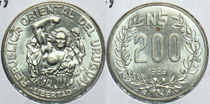 Uruguay 1989 200 Pesos 198497 combine shipping