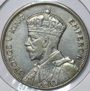 New Zealand 1934 1/2 Crown Ram animal George V 292903 combine shipping