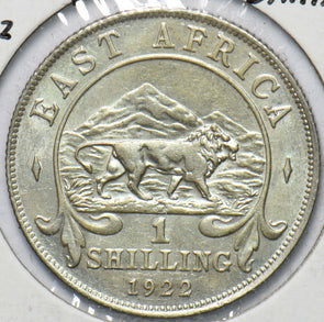 East Africa 1922 Shilling Lion animal 293856 combine shipping