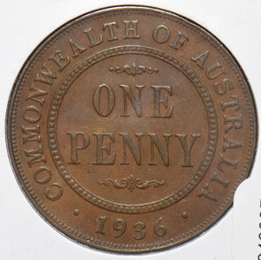 Australia 1936 Penny 240007 combine shipping