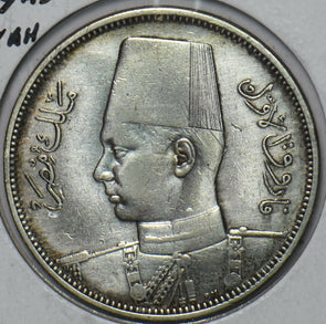 Egypt 1939 AH 1358 5 Piastres 195375 combine shipping