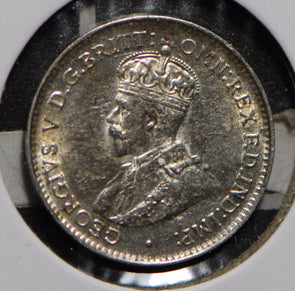 Australia 1918 3 Pence Kangaroo animal Emu  292020 combine shipping