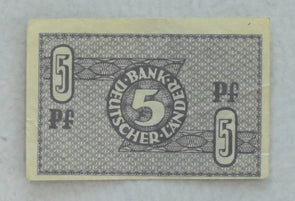 Germany 1948 ND 5 Pfennig Federal Republic. PK#11 CU RC0438 combine shipping