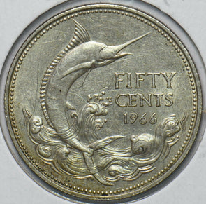 Bahamas 1966 50 Cents Blue Marlin fish animal 193957 combine shipping