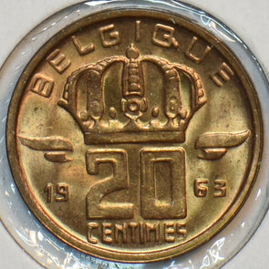Belgium 1963 20 Centimes 152033 combine shipping
