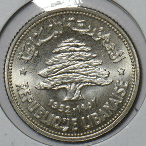 Lebanon 1952 50 Piastres 295510 combine shipping