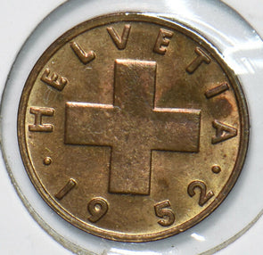 Switzerland 1952 Rappen 901854 combine shipping