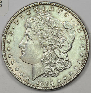 1885 Morgan Dollar Silver BU+ U0385