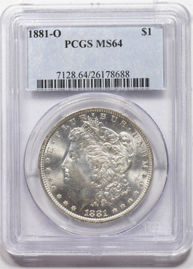1881-O Morgan Dollar Silver PCGS MS64 PC1611