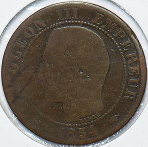 France 1854 A Centime Eagle animal 900611 combine shipping