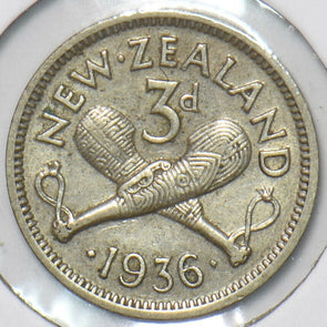 New Zealand 1936 3 Pence 151393 combine shipping