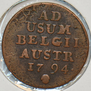 Austrian Netherlands 1794 Liard 296805 combine shipping