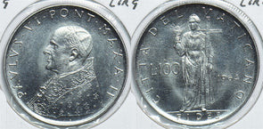 Vatican 1964 100 Lire 299003 combine shipping