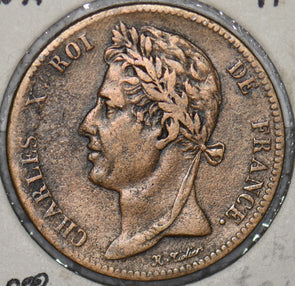 French Colonies 1825 A 5 Centimes  290022 combine shipping
