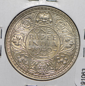 British India 1940 Rupee  191063 combine shipping