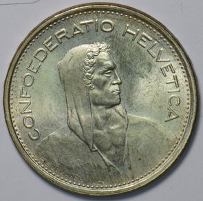 Switzerland 1967 5 Francs 193663 combine shipping