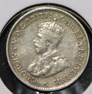 Australia 1936 3 Pence Kangaroo animal Emu  191335 combine shipping