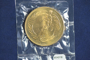 naked woman Ecu Prooflike bronze European Currency Unit medal BU0438