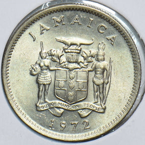 Jamaica 1972 5 Cents Crocodile animal 153828 combine shipping