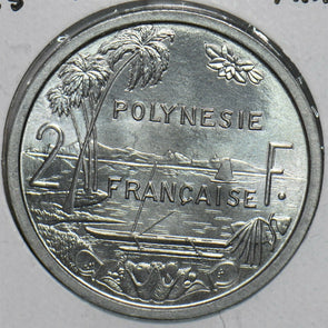 French Polynesia 1965 2 Francs 297875 combine shipping