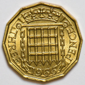 Great Britain 1966 3 Pence/Threepence United Kingdom 197356 combine shipping
