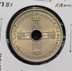 Norway 1951 Krone  291642 combine shipping