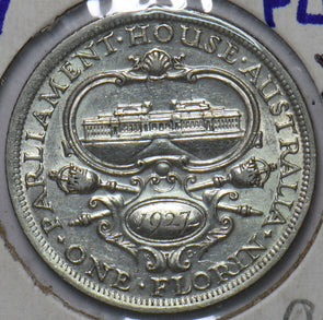 Australia 1927 Florin 294866 combine shipping
