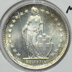 Switzerland 1953 1/2 Franc Gem BU 295572 combine shipping
