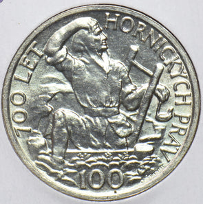 Czechoslovakia 1949 100 Korun Lion animal 150388 combine shipping