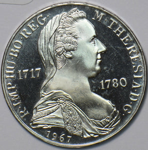 Austria 1967 25 Schilling 250th Anniversary of Maria Theresia's Birth 240227 com