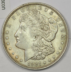 1921-D Morgan Dollar Silver AU/UNC U0390