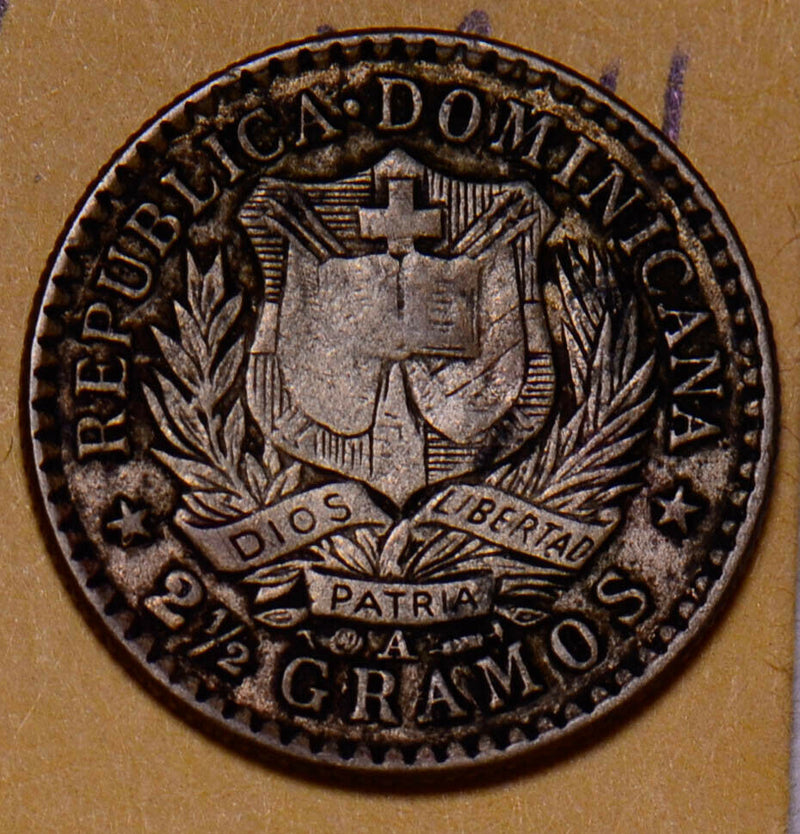 D0029 Dominican Republic 1897  10 Centavos  combine shipping
