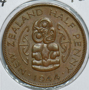 New Zealand 1944 1/2 Penny 198926 combine shipping