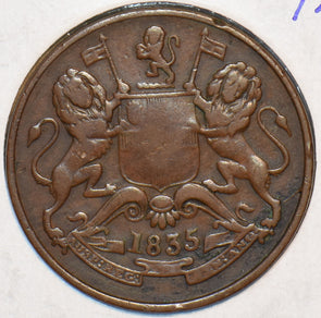 India British 1835 1/2 Anna Lion animal 295077 combine shipping