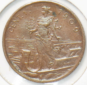 Italy 1909 Centesimo Vittorio Emanvele III 292994 combine shipping