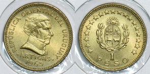 Uruguay 1965 AH 1336//4 Peso 198623 combine shipping